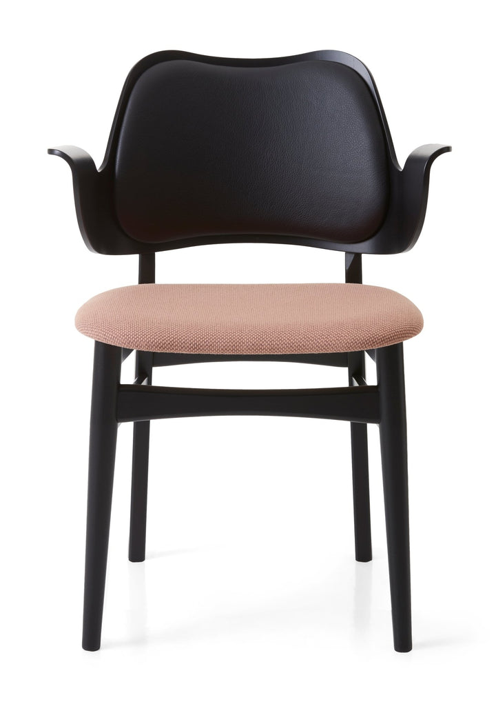 Gesture Dining Chair - Upholstered Back and Seat - Warm Nordic - Chairs - Merit 035/ Black Oak - HORNE