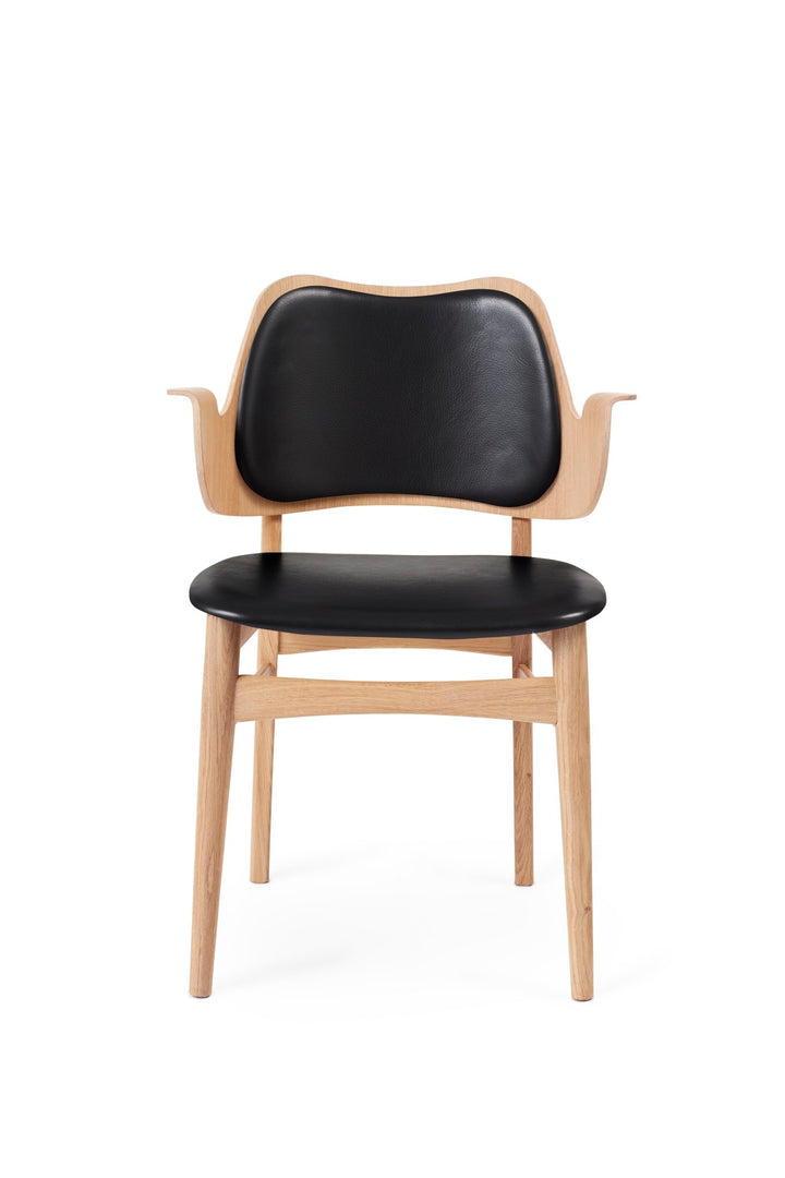Gesture Dining Chair - Upholstered Back and Seat - Warm Nordic - Chairs - Prescott 207/ Oak - HORNE