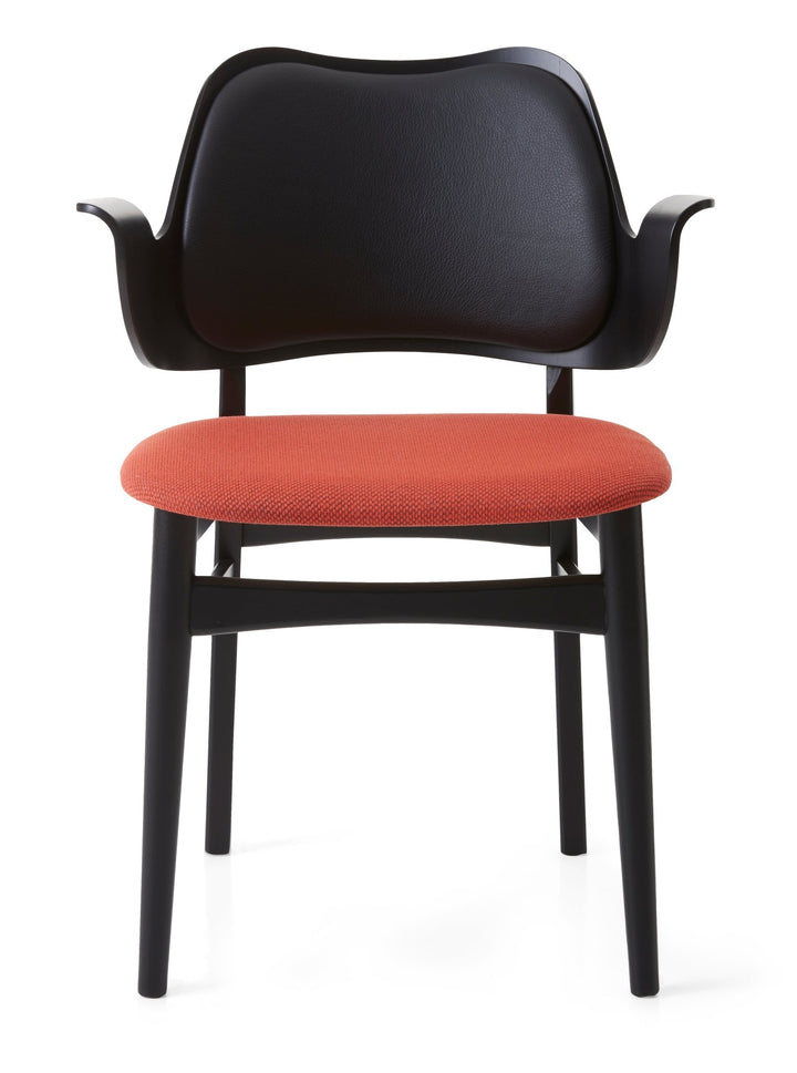Gesture Dining Chair - Upholstered Back and Seat - Warm Nordic - Chairs - Merit 037/ Black Oak - HORNE
