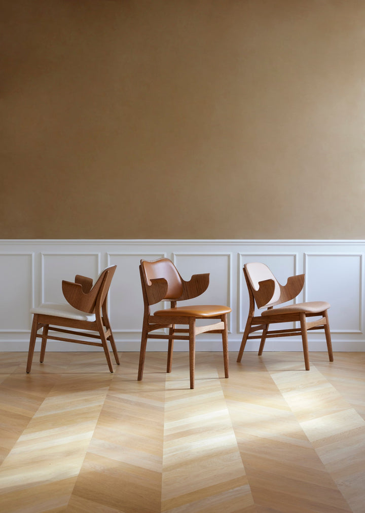 Gesture Dining Chair - Upholstered Back and Seat - Warm Nordic - Chairs - Ritz 8008/ Black Oak - HORNE