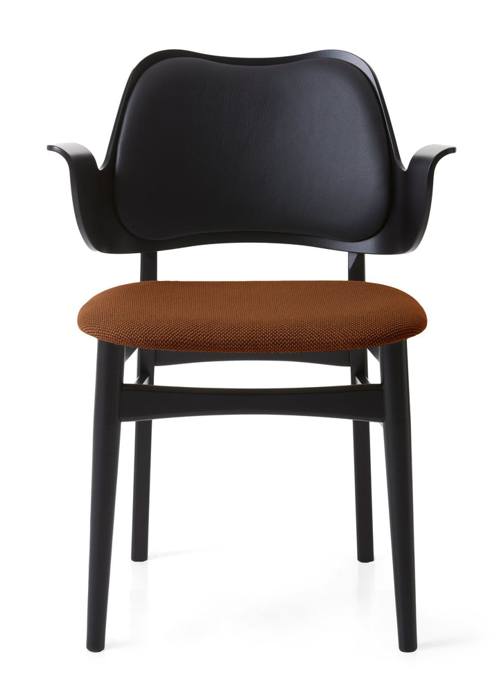 Gesture Dining Chair - Upholstered Back and Seat - Warm Nordic - Chairs - Merit 033/ Black Oak - HORNE