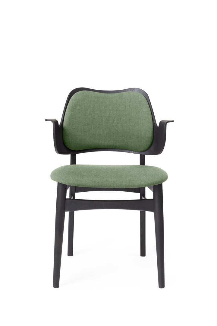 Gesture Dining Chair - Upholstered Back and Seat - Warm Nordic - Chairs - Canvas 926/ Black Oak - HORNE