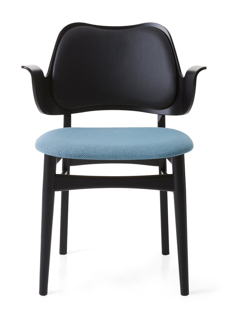 Gesture Dining Chair - Upholstered Back and Seat - Warm Nordic - Chairs - Merit 011/ Black Oak - HORNE