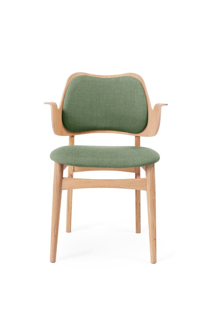 Gesture Dining Chair - Upholstered Back and Seat - Warm Nordic - Chairs - Canvas 926/ Oak - HORNE