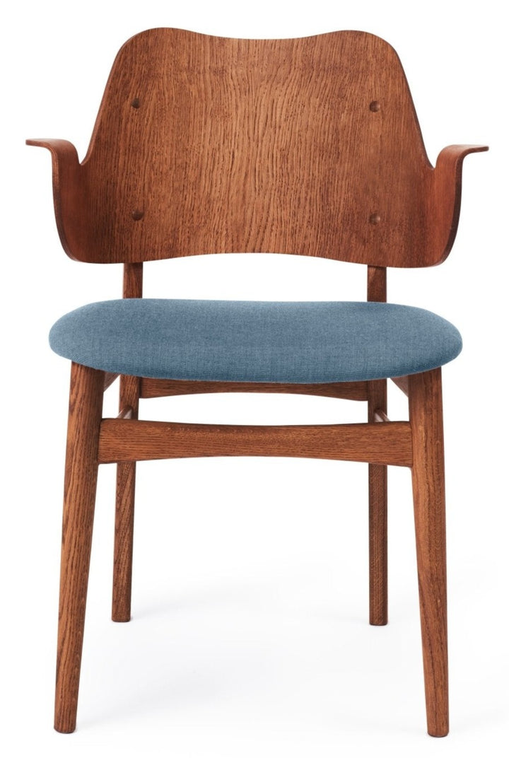 Gesture Dining Chair - Upholstered Seat - Warm Nordic - Chairs - Canvas 734/ Teak Oak - HORNE