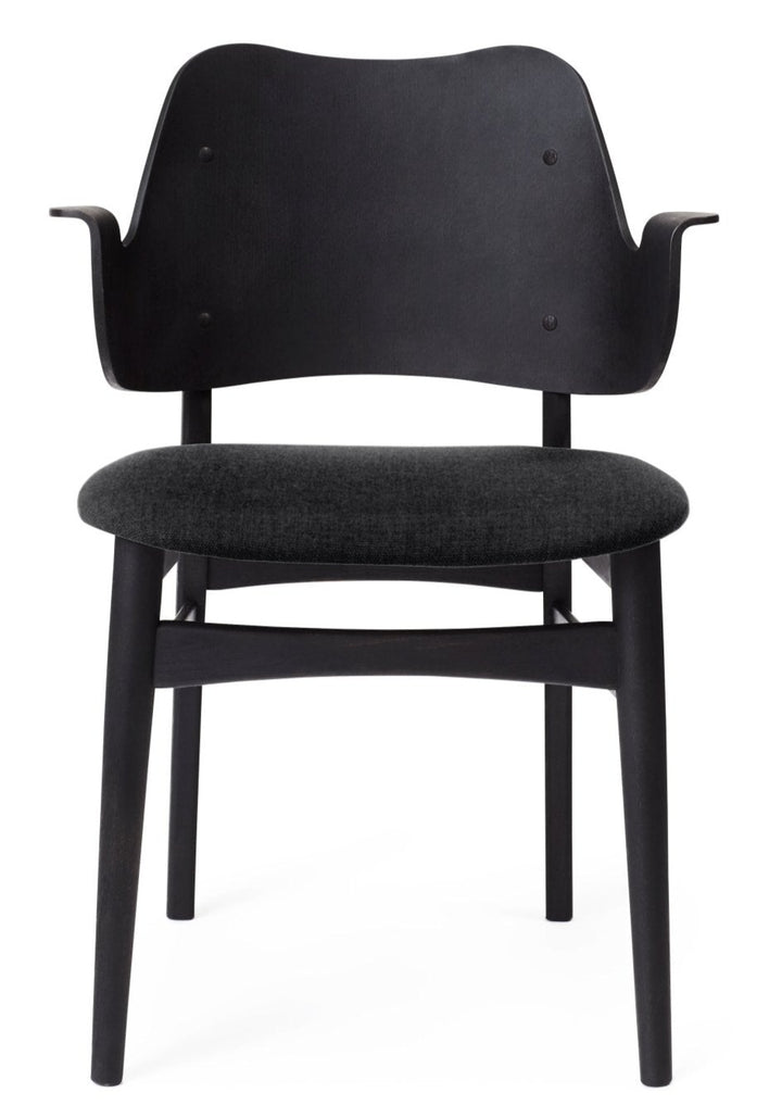 Gesture Dining Chair - Upholstered Seat - Warm Nordic - Chairs - Vidar 182/ Black Oak - HORNE