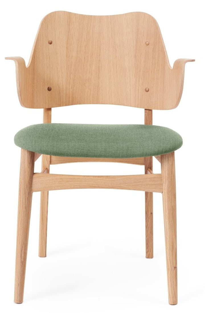Gesture Dining Chair - Upholstered Seat - Warm Nordic - Chairs - Canvas 926/ Oak - HORNE