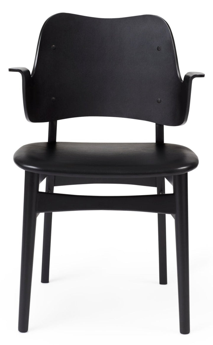 Gesture Dining Chair - Upholstered Seat - Warm Nordic - Chairs - Prescott 207/ Black Oak - HORNE