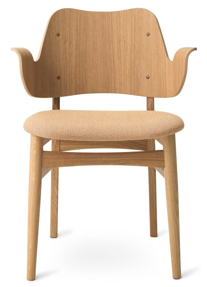 Gesture Dining Chair - Upholstered Seat - Warm Nordic - Chairs - Sprinkles 454/ Oak - HORNE