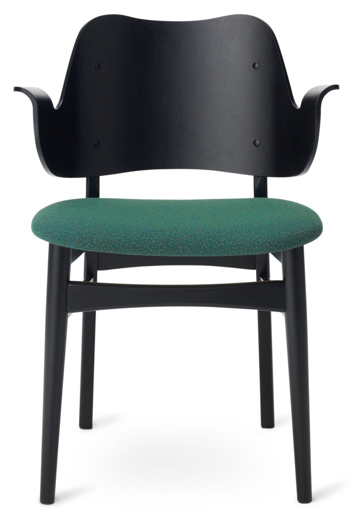 Gesture Dining Chair - Upholstered Seat - Warm Nordic - Chairs - Sprinkles 974/ Black Oak - HORNE