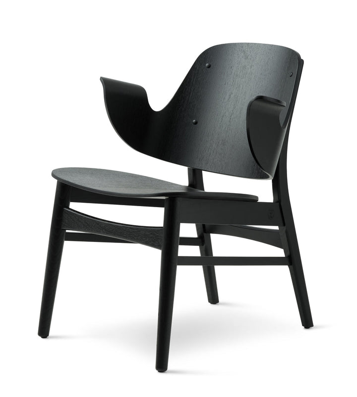 Gesture Lounge Chair - Warm Nordic - Chairs - No Upholstery/ Black Oak - HORNE