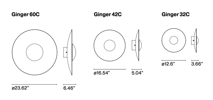 Ginger C Wall Light