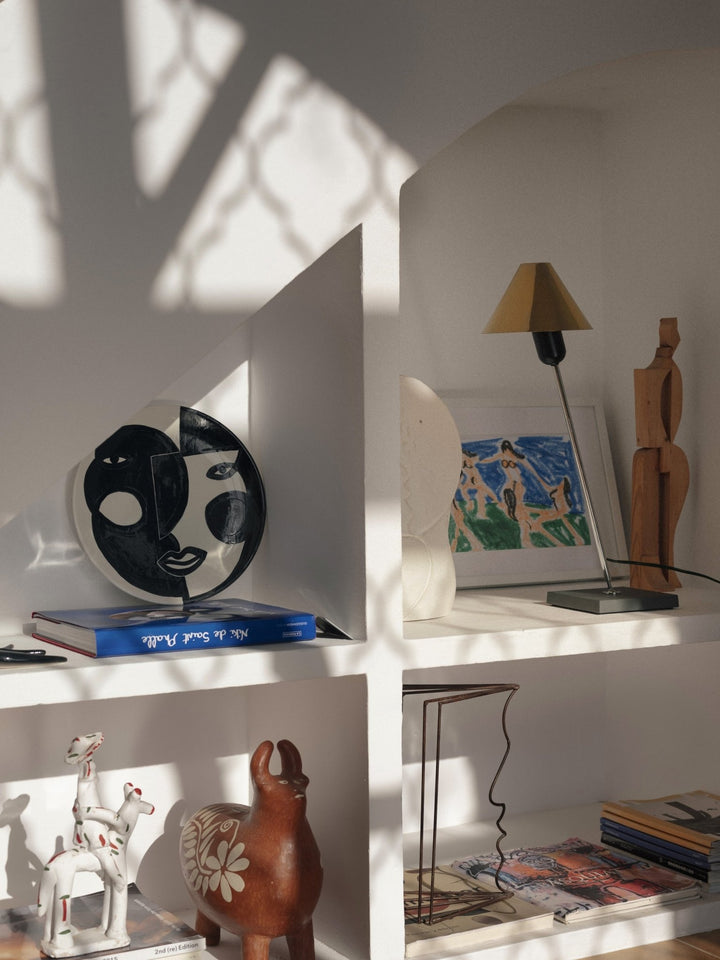 Gira Table Lamp - Santa & Cole - Table + Task - Natural Aluminium - HORNE