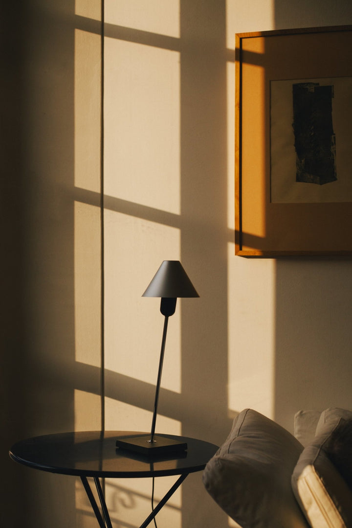 Gira Table Lamp - Santa & Cole - Table + Task - Natural Aluminium - HORNE