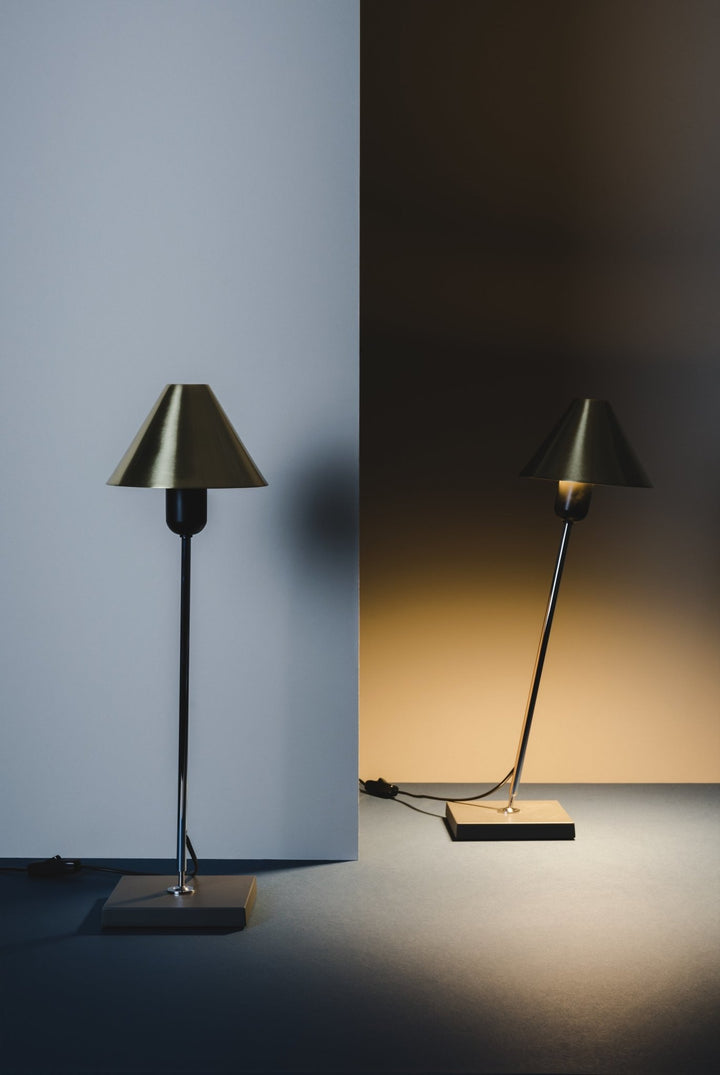 Gira Table Lamp - Santa & Cole - Table + Task - Natural Aluminium - HORNE