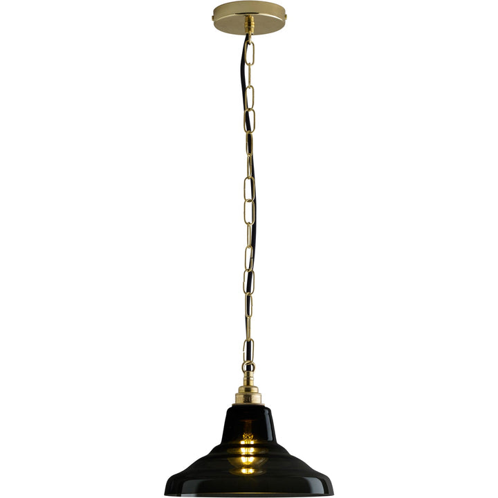 Glass School Pendant Light Size 1