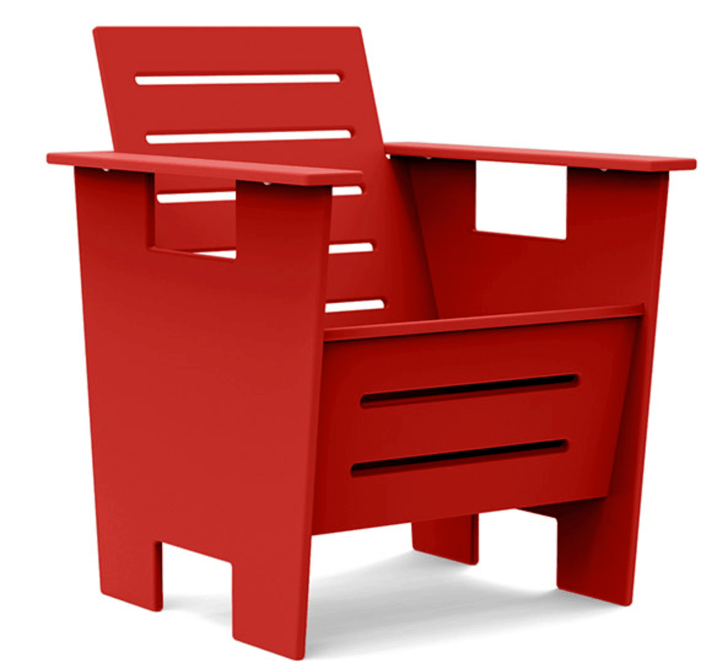 Go Club Chair - Loll Designs - Outdoor Furniture - Apple Red - HORNE