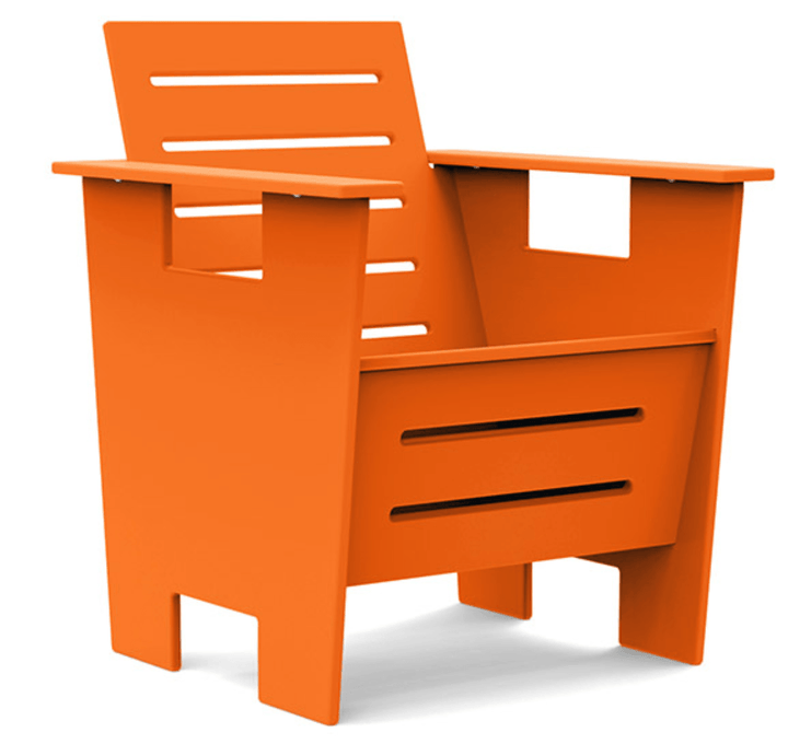 Go Club Chair - Loll Designs - Outdoor Furniture - Sunset Orange - HORNE