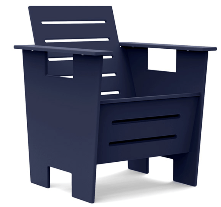 Go Club Chair - Loll Designs - Outdoor Furniture - Navy Blue - HORNE