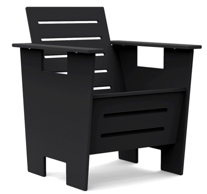 Go Club Chair - Loll Designs - Outdoor Furniture - Black - HORNE