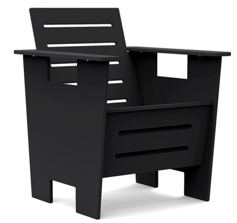Go Club Chair - Loll Designs - Outdoor Furniture - Black - HORNE