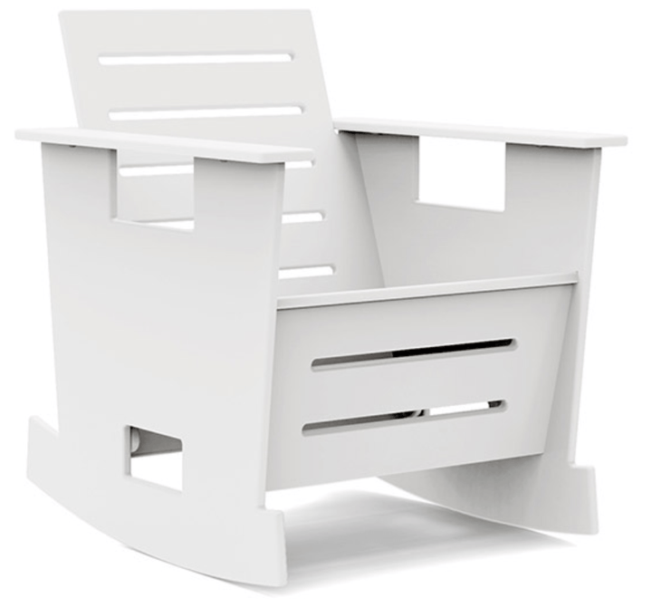 Go Club Rocking Chair - Loll Designs - Outdoor Furniture - Cloud White - HORNE