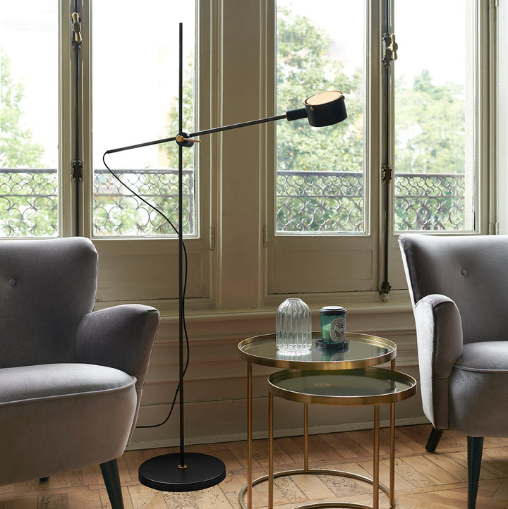 G.O. Floor Lamp - Oluce - Floor Lamps - Scarlet Red - HORNE