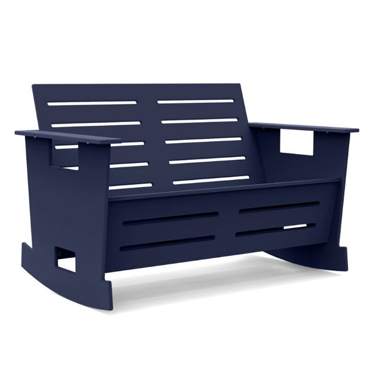 Go Loveseat Rocker - Loll Designs - Outdoor Furniture - Navy Blue - HORNE