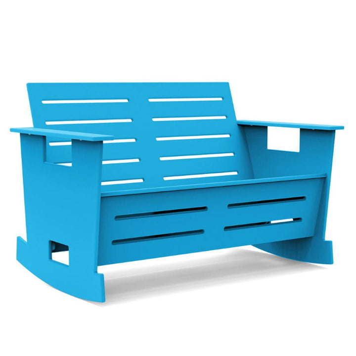 Go Loveseat Rocker - Loll Designs - Outdoor Furniture - Sky Blue - HORNE