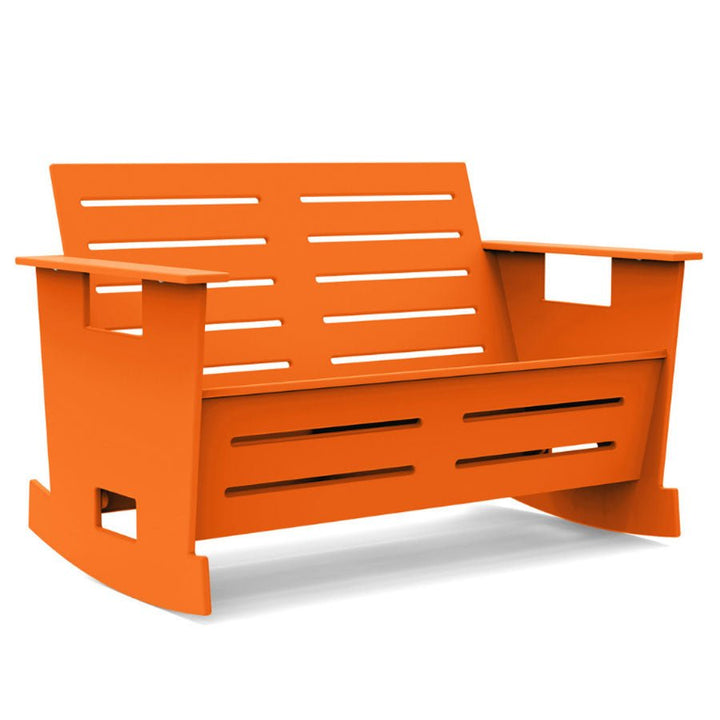 Go Loveseat Rocker - Loll Designs - Outdoor Furniture - Sunset Orange - HORNE