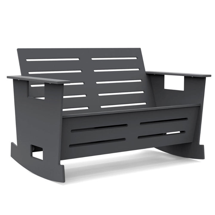 Go Loveseat Rocker - Loll Designs - Outdoor Furniture - Charcoal Grey - HORNE