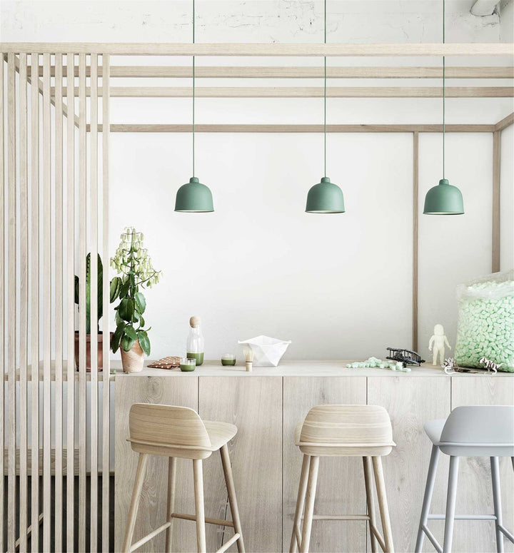 Grain Pendant Lamp - Muuto - Pendants - Dark Green - HORNE