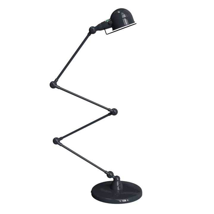 Signal Zig - Zag Floor Lamp - SI433 - Jielde - Floor Lamps - Glossy - Granite Grey - RAL7026 - HORNE