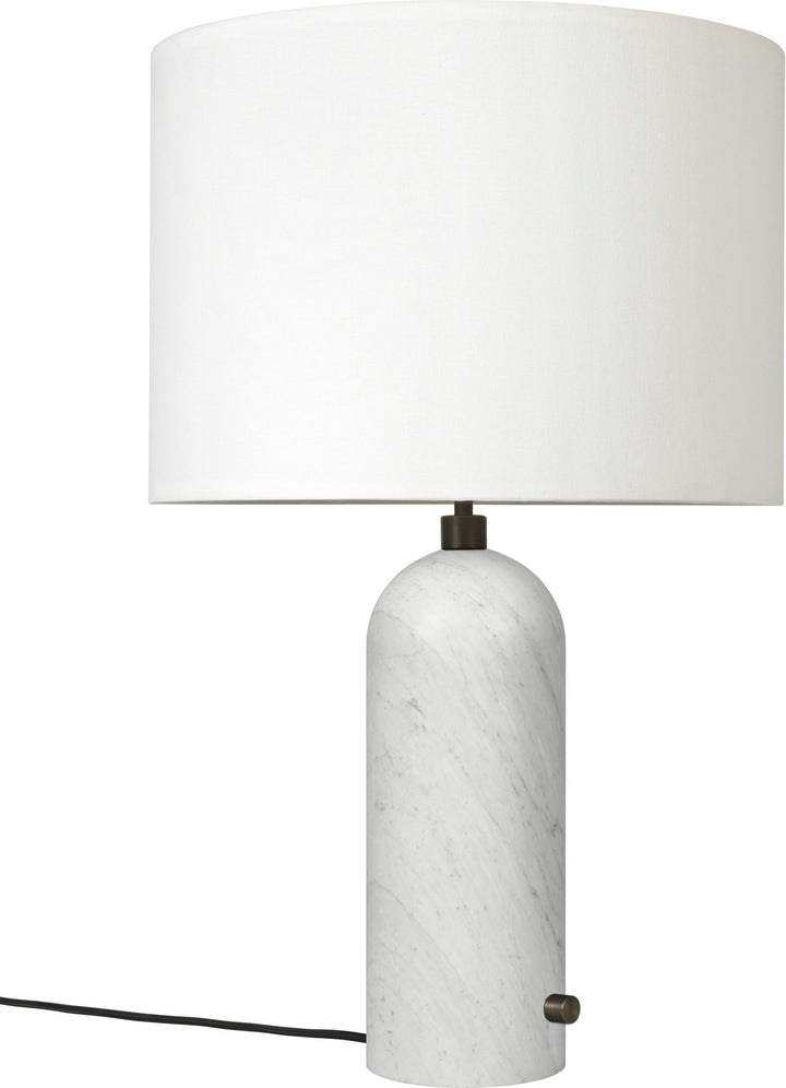 Gravity Table Lamp - Large - Gubi - Floor Lamps - White Marble - White - HORNE