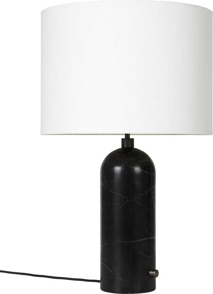 Gravity Table Lamp - Large - Gubi - Floor Lamps - Black Marble - White - HORNE