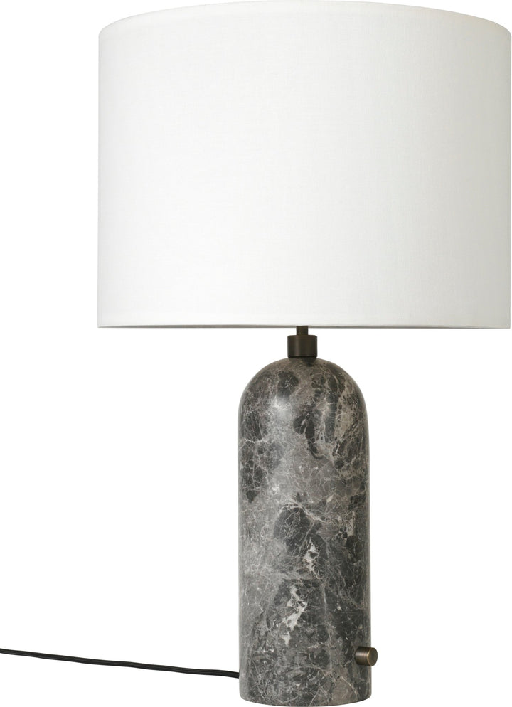 Gravity Table Lamp - Large - Gubi - Floor Lamps - Grey Marble - White - HORNE