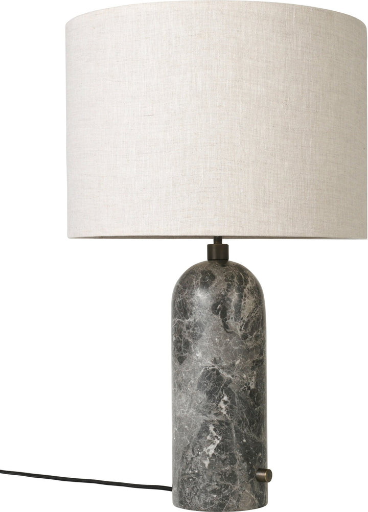 Gravity Table Lamp - Large - Gubi - Floor Lamps - Grey Marble - Canvas - HORNE