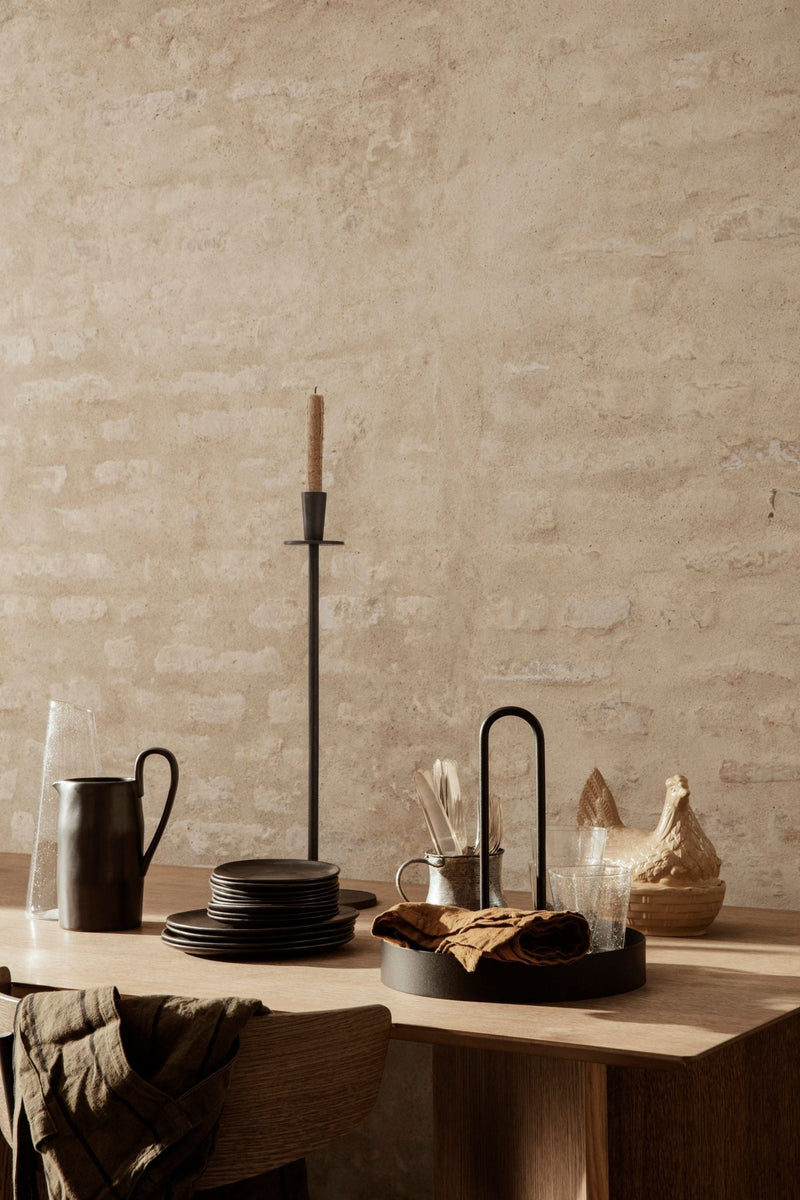 Grib Tray - Ferm Living - Storage + Organization - Black - HORNE