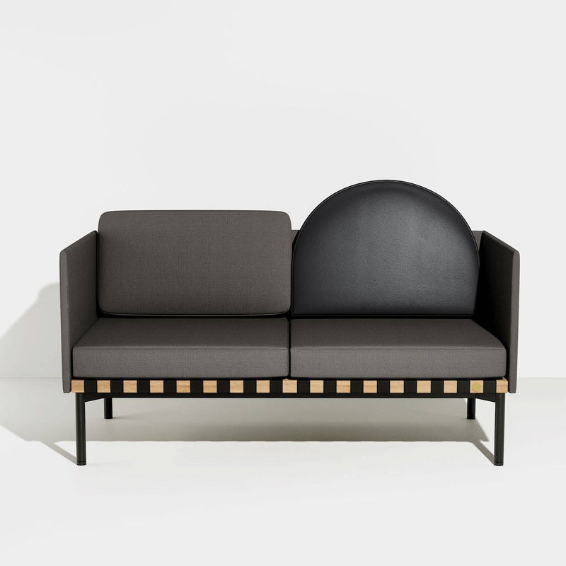 Grid 2 - Seater Sofa - Petite Friture - Sofas - Grey - Black - HORNE