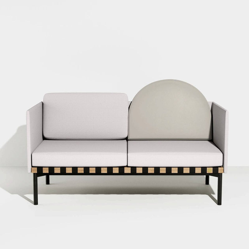 Grid 2 - Seater Sofa - Petite Friture - Sofas - Grey - Black - HORNE