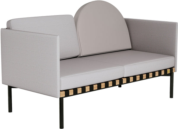 Grid 2 - Seater Sofa - Petite Friture - Sofas - Grey - Blue - HORNE