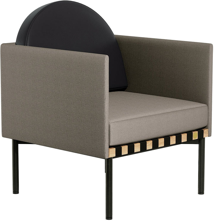 Grid Armchair - Petite Friture - Chairs - Grey - Black - HORNE