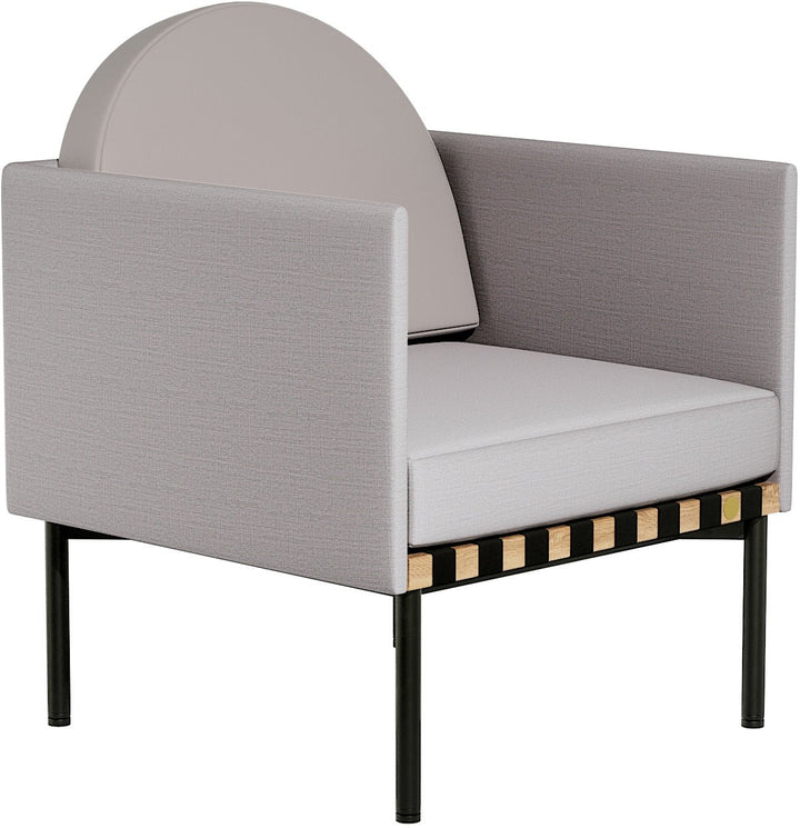 Grid Armchair - Petite Friture - Chairs - Grey - Blue - HORNE