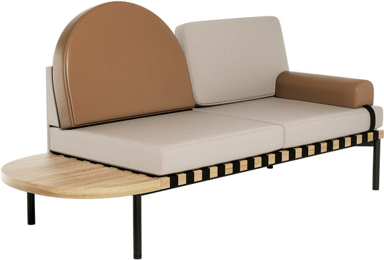 Grid Daybed - Petite Friture - Sofas - Grey - Beige - HORNE