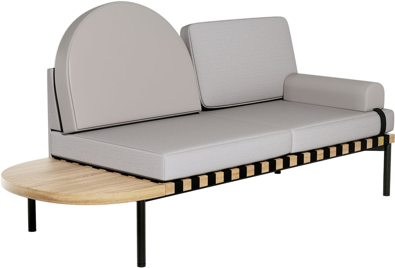 Grid Daybed - Petite Friture - Sofas - Grey - Black - HORNE