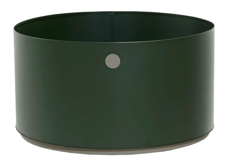 Grow Planter - Round - Cane Line - Planters - Large - Dark Green/Taupe - HORNE