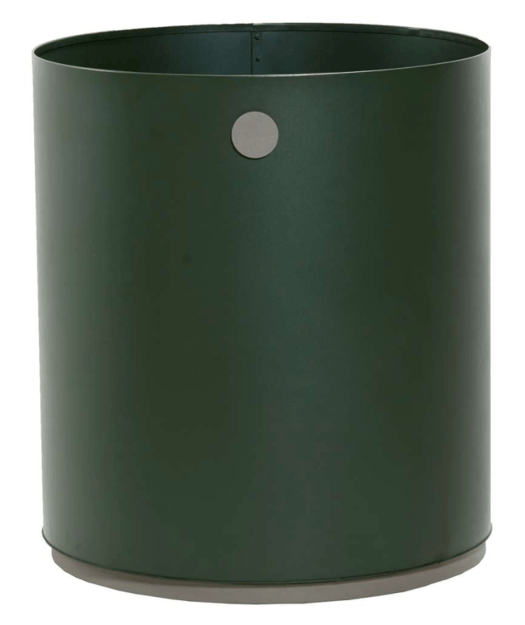 Grow Planter - Round - Cane Line - Planters - Large - Dark Green/Taupe - HORNE