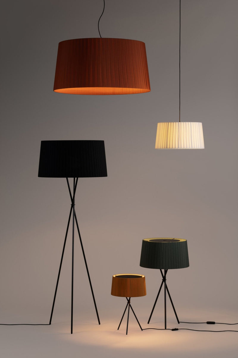 GT5 Pendant - Double Bulb - Santa & Cole - Pendants - Black - Black - HORNE