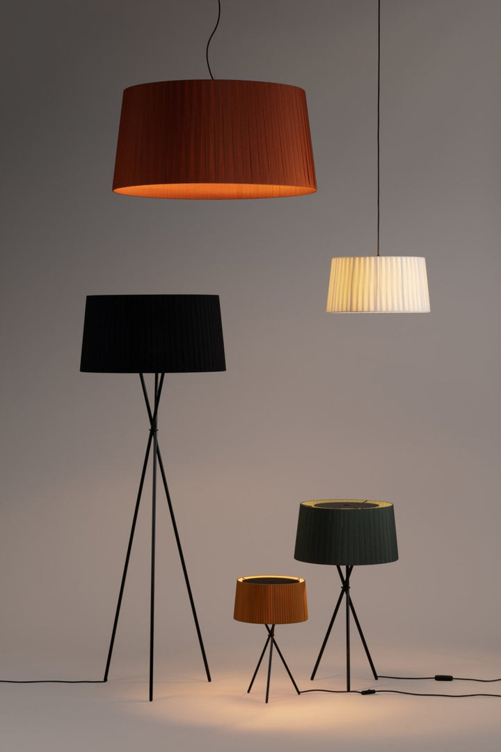 GT6 Pendant - Double Bulb - Santa & Cole - Pendants - Black - Black - HORNE