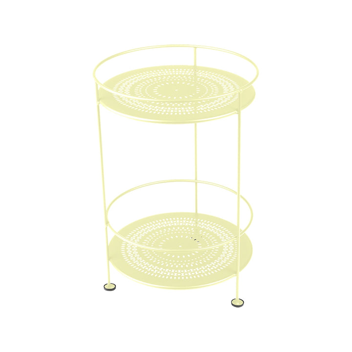 Guinguette Side Table - Fermob - Outdoor Furniture - Frosted Lemon - HORNE
